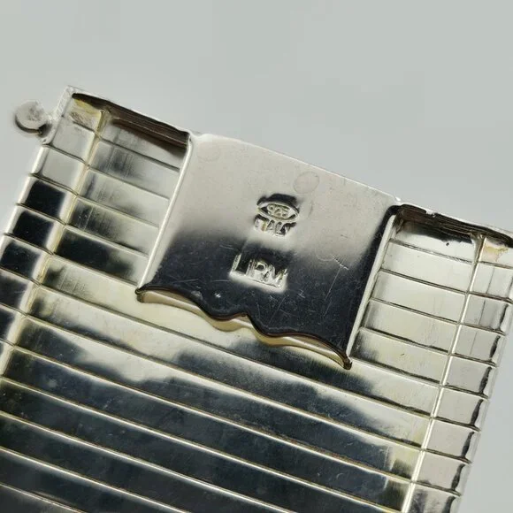 Sterling Silver Bracelet Flexible Diamond Cut Omega 7.5 JTV 925 Italy LIRM